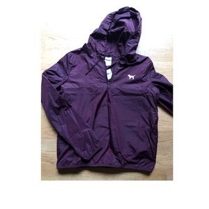 Victoria secret PINK plum windbreaker(LAST CHANCE)